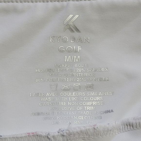 Kyodan Women's Multi Color Geometric Print Golf/Pickleball Skirt/Skort Sz M - Picture 9 of 10